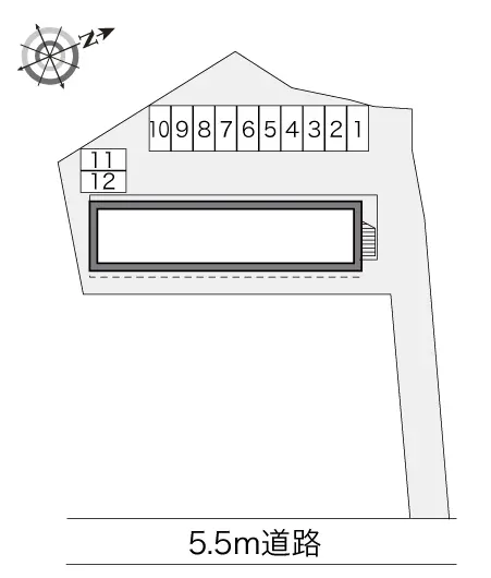★手数料０円★水戸市天王町　月極駐車場（LP）
